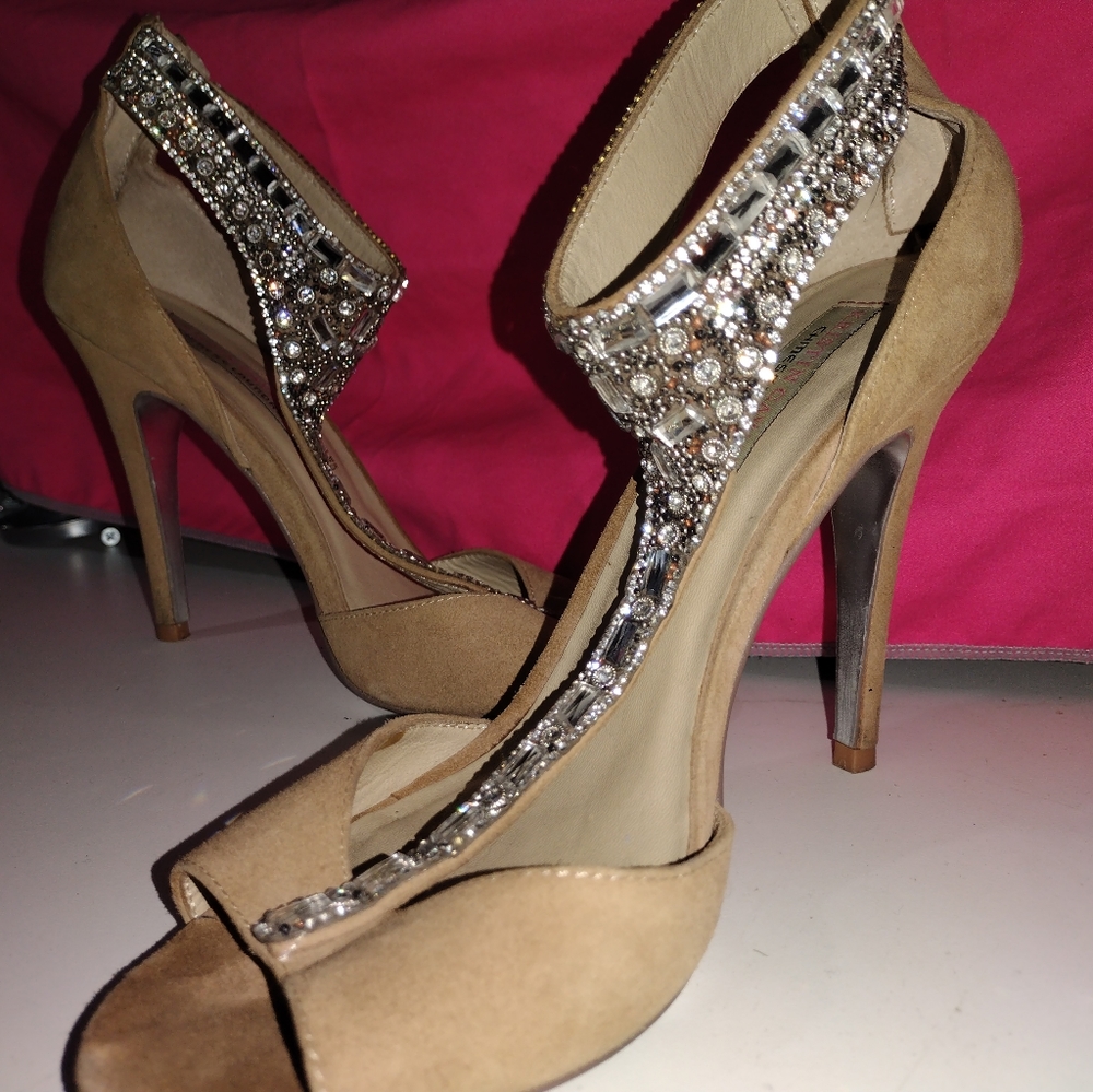 Suede T-strap Chinese Laundry (by: Kristin Cavallari)